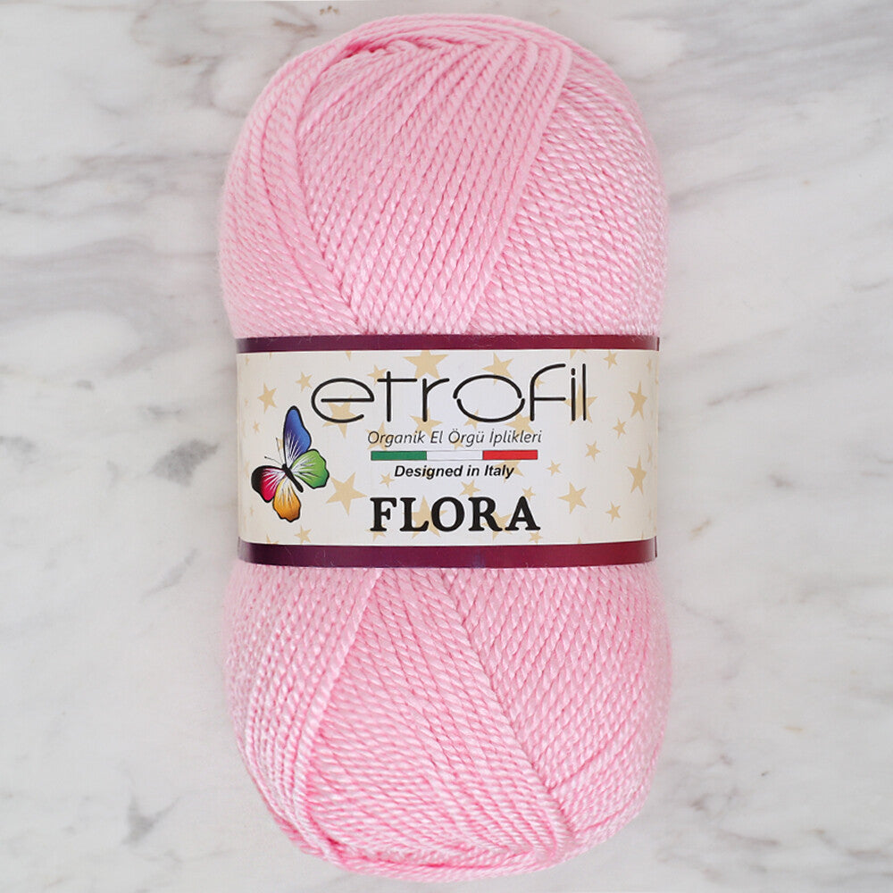 Etrofil Flora Pembe El Örgü İpi -73027